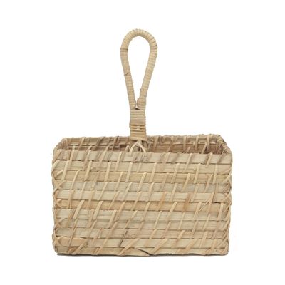 Porta Talher Le Retangular em Bambu 20x10cm UNICA