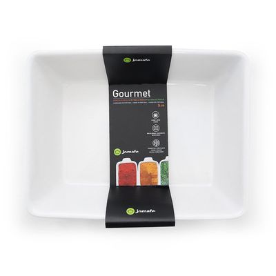 Assadeira Le Gourmet em Cerâmica Retangular 24cm UNICA