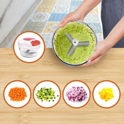 Multi Processador Triturador de Alimentos Manual Keita com 3 Lâminas 500ml UNICA