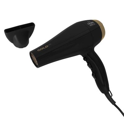 Secador de Cabelo Gold Ion Gama Preto 220V