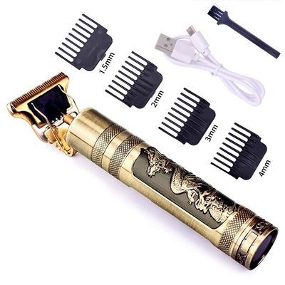 Máquina de Barbear e Cortar Cabelo Profissional Recarregável