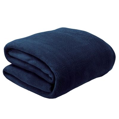 Manta Fleece Lisa Casal Azul - Andreza UNICA