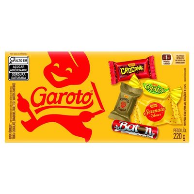 Bombom Garoto Sortido 220g UNICA