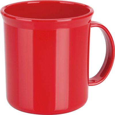 Caneca Plástica Escolar Ou Vermelha 350ml UNICA
