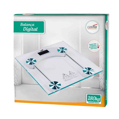 Balança de Banheiro Digital Casita Quadrada 180kg UNICA
