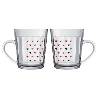 Caneca Nadir Copo Americano Vidro Love 270ml UNICA