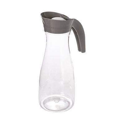 Jarra de Plástico com Válvula de Silicone Plasutil New York Cinza 1L UNICA