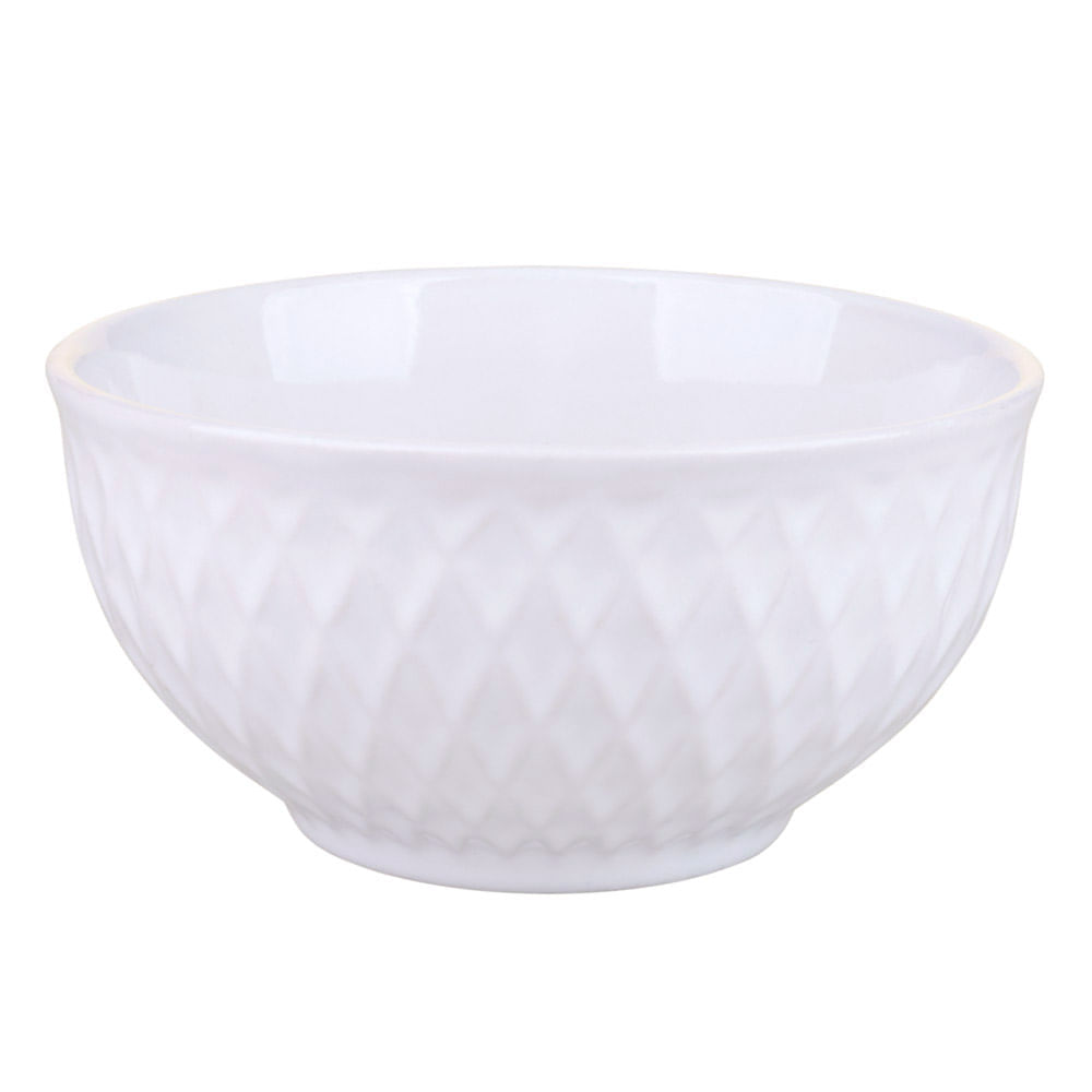 Bowl Cerâmica Cazza Estrelar Branco 450ml