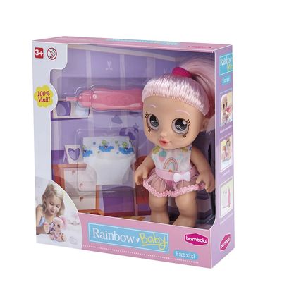 Boneca Bambola Baby Rainbow Faz Xixi UNICA