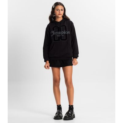 Moletom Juvenil Feminina  Minty Preto 14 / Preto
