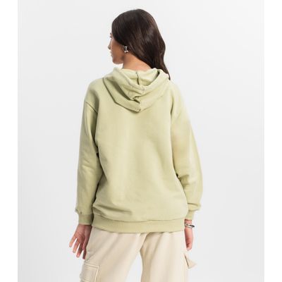 Moletom Juvenil Feminino Com Capuz Minty Verde 18 / Verde