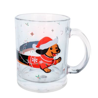Caneca de Vidro Magia Natal Cazza
