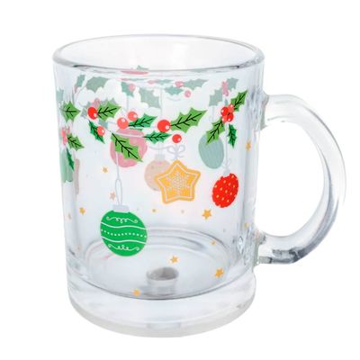 Caneca de Vidro Magia Natal Cazza