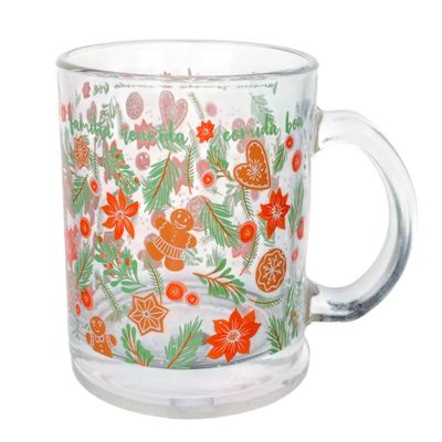 Caneca de Vidro Magia Natal Cazza
