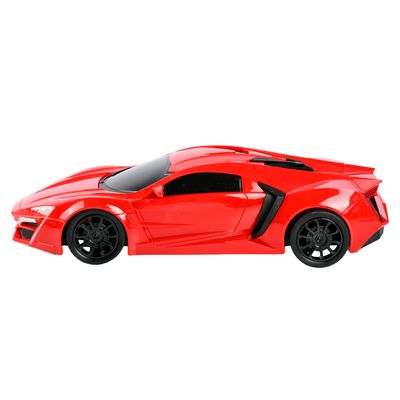 Carro Controle Remoto Volante e Pedal Play&Fun Vermelho