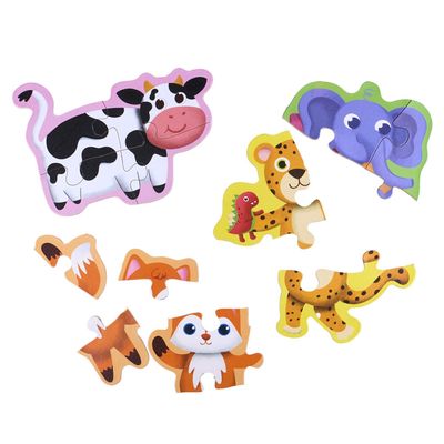 Meu Primeiro Quebra Cabeça Animais 29 Peças BDC UNICA