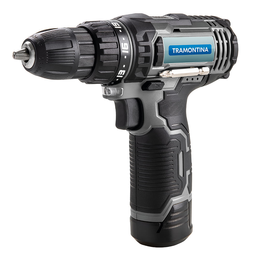 Parafusadeira e Furadeira Tramontina 42382/030 à Bateria com Maleta - 10,8V Bivolt