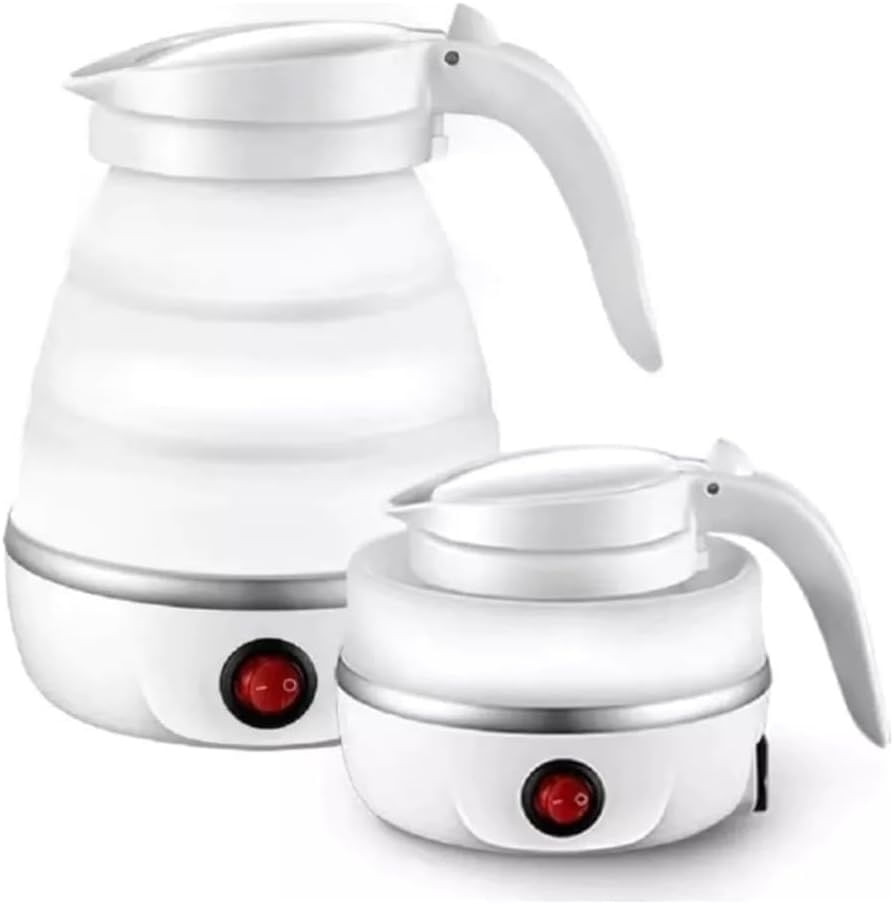 Chaleira Elétrica dobrável 110V Branca