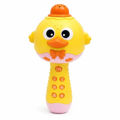Microfone Musical Infantil Interativo com Luzes e Sons