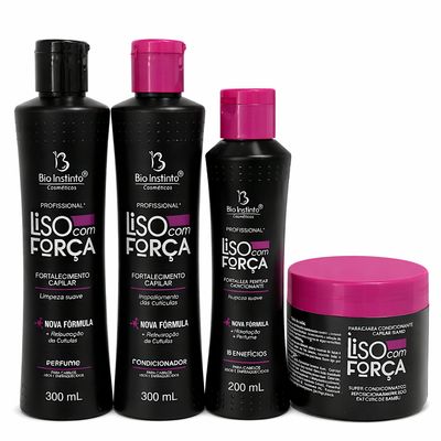 Kit Capilar Liso com Força Fortalecimento Capilar