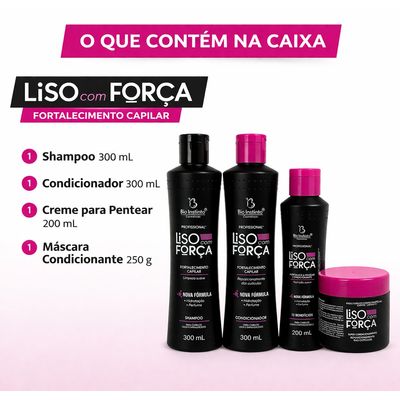 Kit Capilar Liso com Força Fortalecimento Capilar