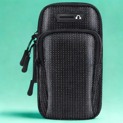 Kit Ciclista Seguro – Farol Traseiro/Frontal LED + Bolsa de Braço