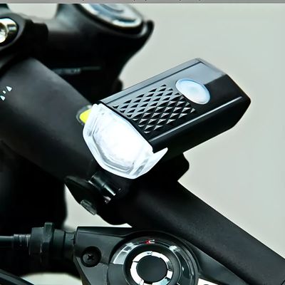 Kit Ciclista Seguro – Farol Traseiro/Frontal LED + Bolsa de Braço