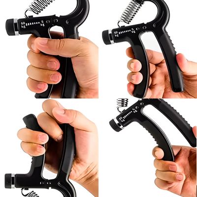 Kit Fitness Hand Grip Ajustável + Fita Cinesiologia
