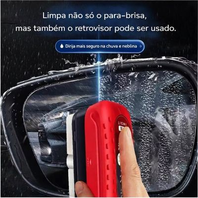 Escova Automotiva Tira Filme Oléo Limpa Vidro