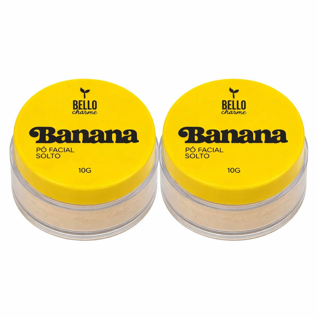 Kit 2 Pó Facial Solto Banana