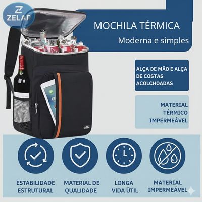 Mochila Térmica Viagem Impermeável