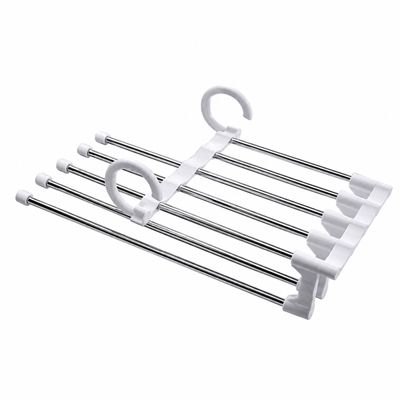 Cabide Organizador Multifuncional 5 Divisórias Para Calças