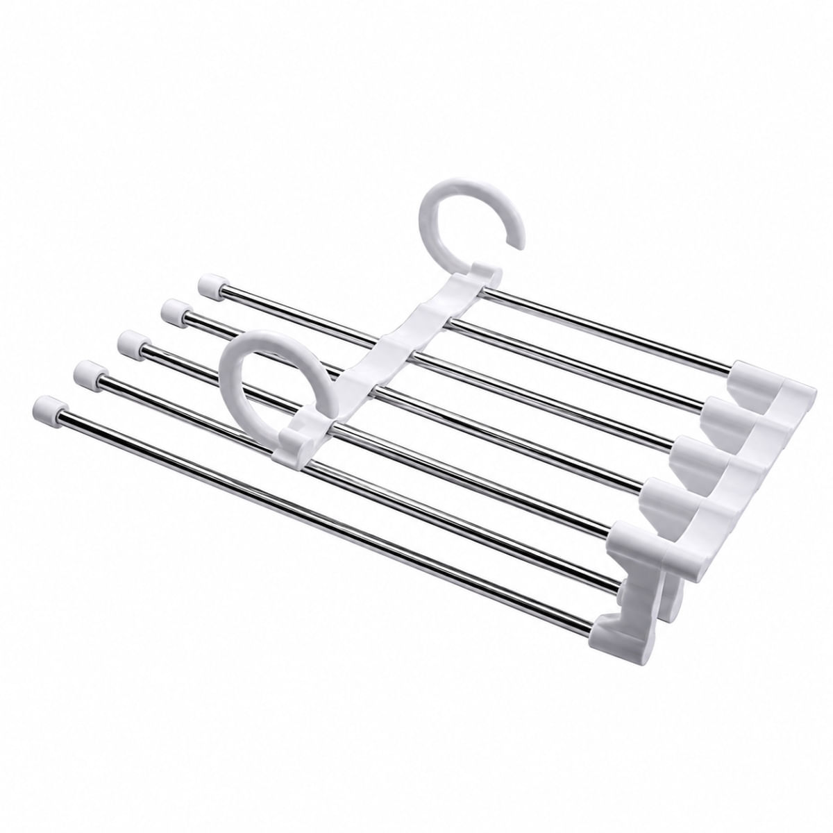 Cabide Organizador Multifuncional 5 Divisórias Para Calças