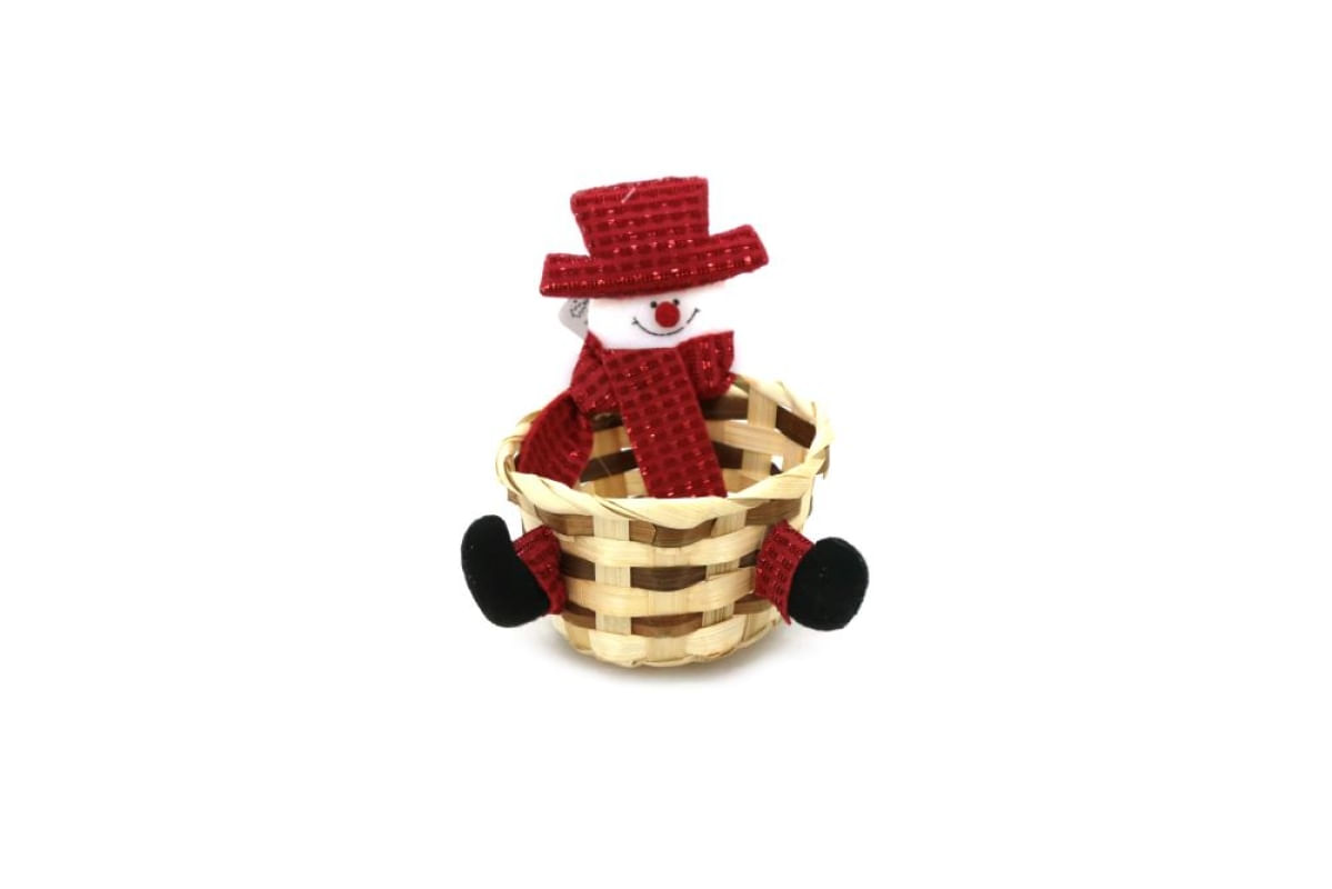 Enfeite Cesta de Natal Le Figuras Luxo