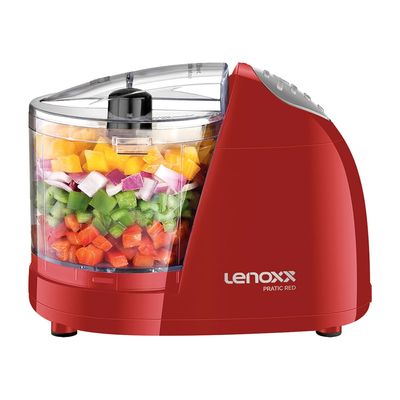 Miniprocessador de Alimentos Lenoxx Pratic Red PMP435 2 em 1 - 220V UNICA / 220V