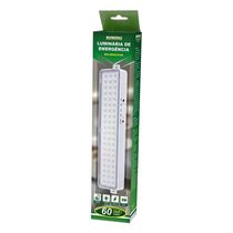 Luminária de Emergência Alfacell com 60 Leds Recarregável Bivolt