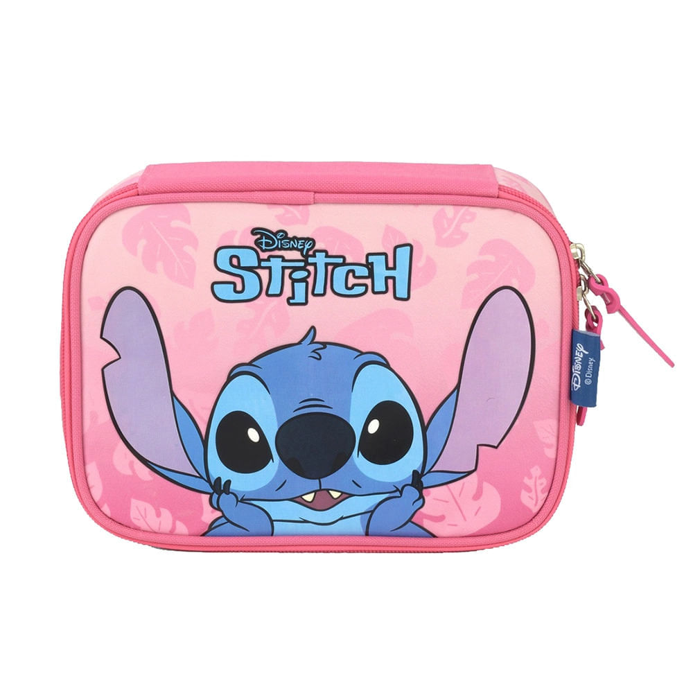 Estojo Box Escolar Luxcel Stitch