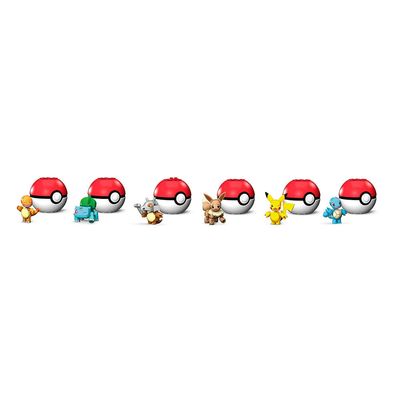 Boneco Mega Construx Pokémon Pokébola UNICA