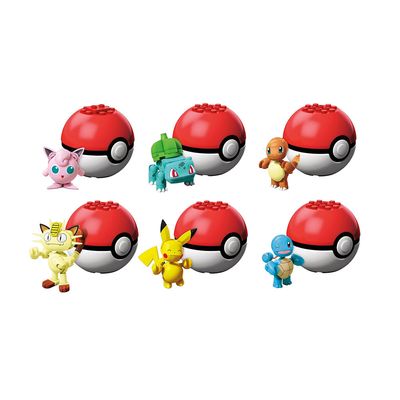 Boneco Mega Construx Pokémon Pokébola UNICA
