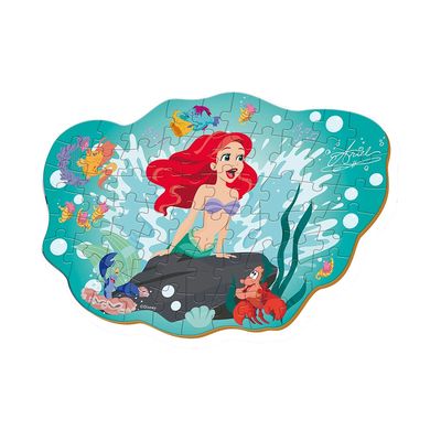 Quebra-Cabeça Ariel Disney 60 Peças UNICA