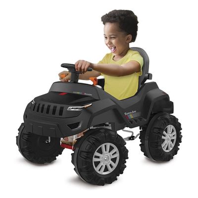 Super Banjipe Reclinável com Capota Passeio e Pedal Bandeirante Preto UNICA