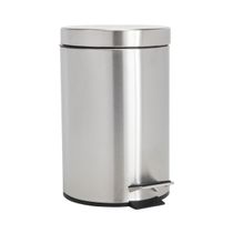 Lixeira Le Matte Inox Prata 3l