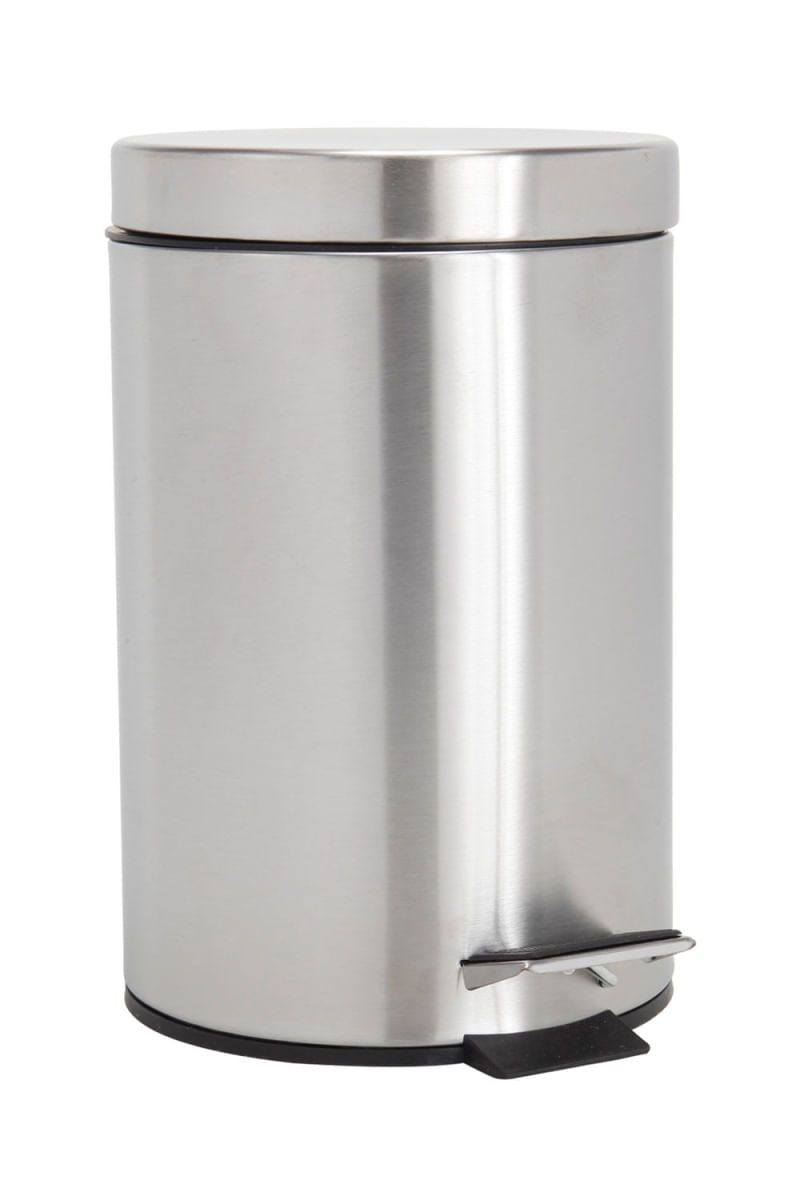 Lixeira Le Matte Inox Prata 3l