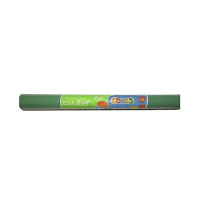 Placa E.V.A Ibel Rolo Verde Bandeira 40x48x2cm UNICA