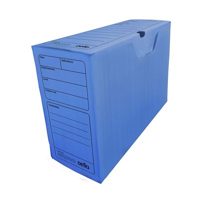 Caixa de Arquivo Morto Ofício Dello Azul UNICA