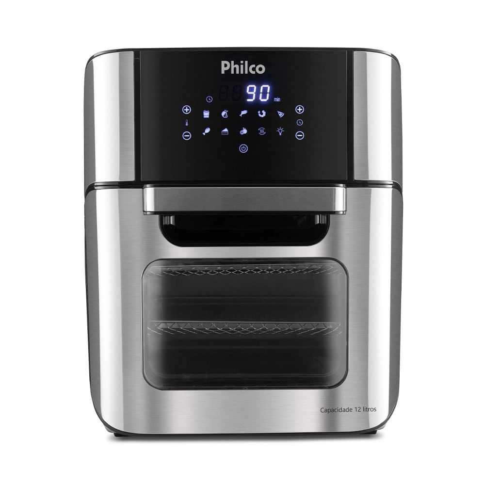 Fritadeira Elétrica Air Fryer e Forno Philco Oven 2 em 1 PFR2200P 12L Preta - 127V