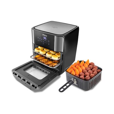 Fritadeira Elétrica Air Fryer e Forno Philco Oven 2 em 1 PFR2200P 12L Preta - 127V UNICA