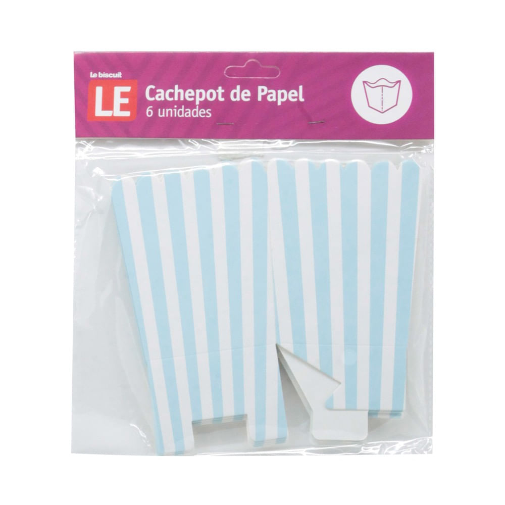 Cachepot Le Papel Collec 10cm com 6 Unidades