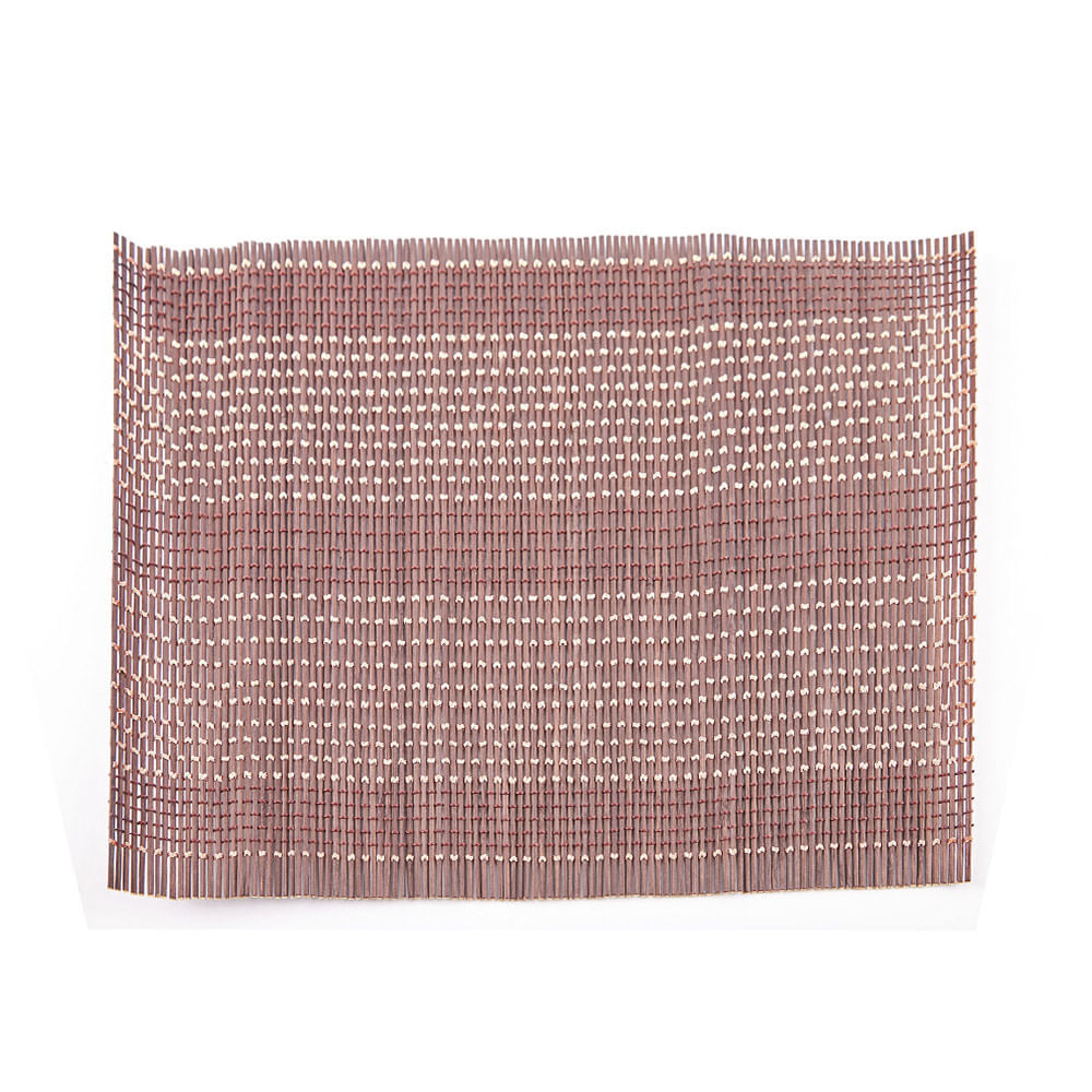 Jogo Americano Le Mescla Bambu Marrom 30x45cm 1 Peça