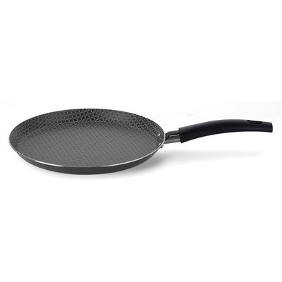 Panquequeira Antiaderente Multiflon Preta 22cm UNICA